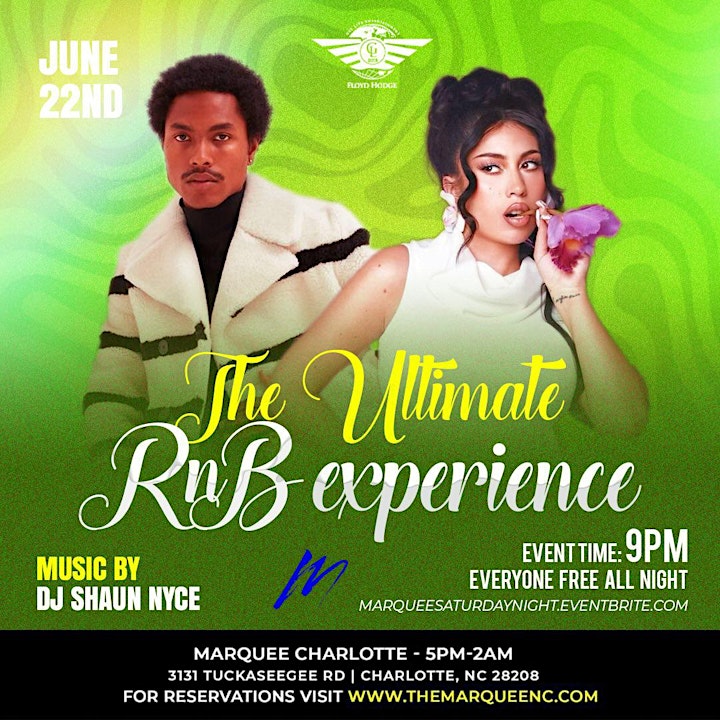Social Saturdays with DJ Shaun Nyce @ The Marquee – Charlotte, NC